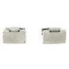 S.T. Dupont Suitcase Brush Decor Silver Tone Classic Men's Cufflinks For Men