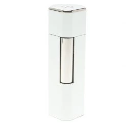 S.T. Dupont White Lacquer Palladium Finish Lighter For Men
