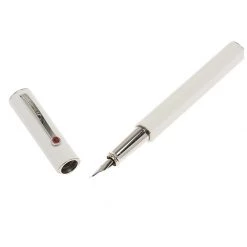 S.T. Dupont Mon Dupont Karl Lagerfeld White Lacquer Palladium Finish Fountain Pen For Men