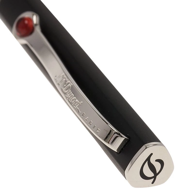 S.T. Dupont S.T.Dupont Karl Lagerfeld Edition Black & Palladium Ballpoint Pen For Men - Image 3