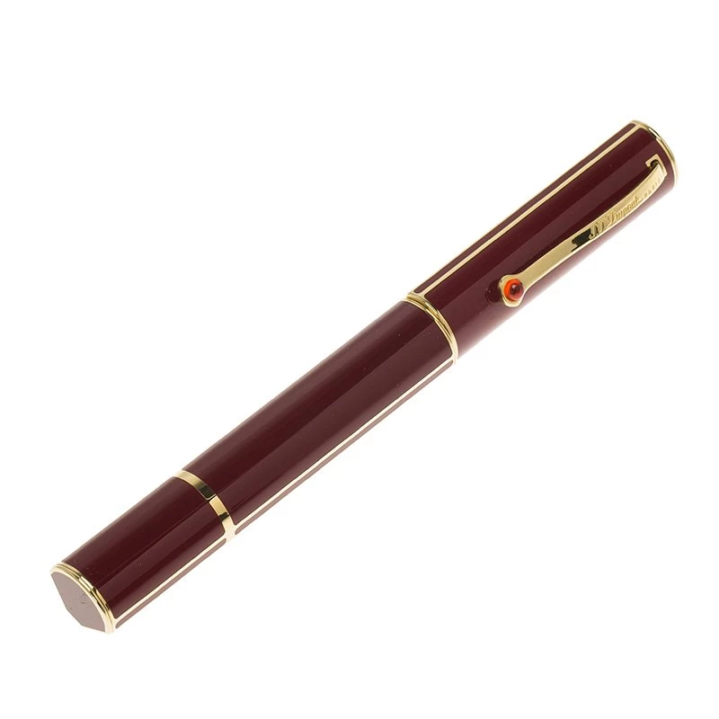 S.T. Dupont Mon Dupont Lotus Red Lacquer & Gold Finish Rollerball Pen For Men - Image 3