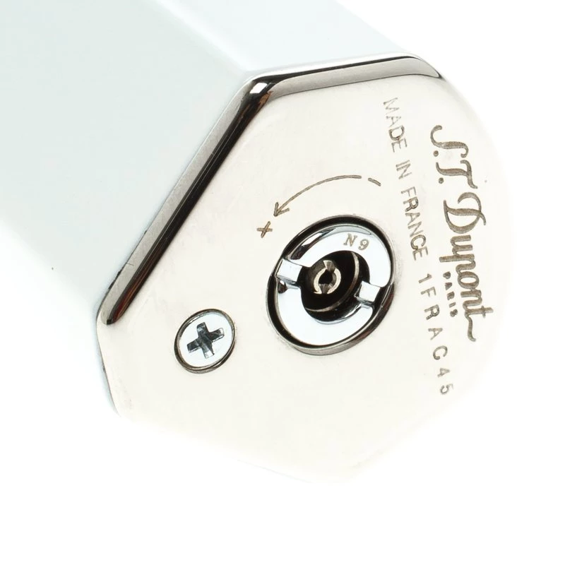 S.T. Dupont Mon Dupont White Lacquer And Palladium Finish Lighter For Men - Image 5