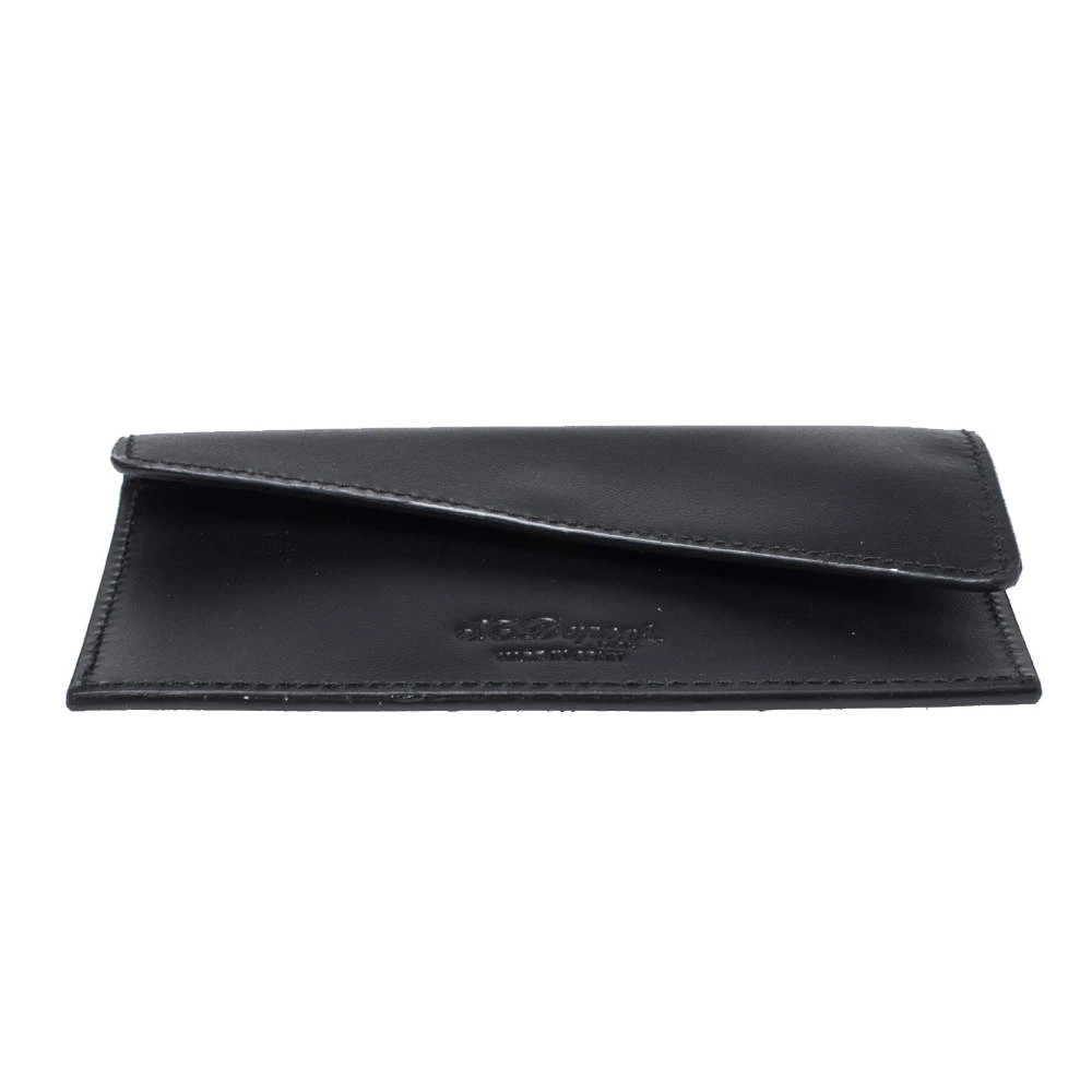 S.T. Dupont Black Leather Business Card Holder For Men - Image 6