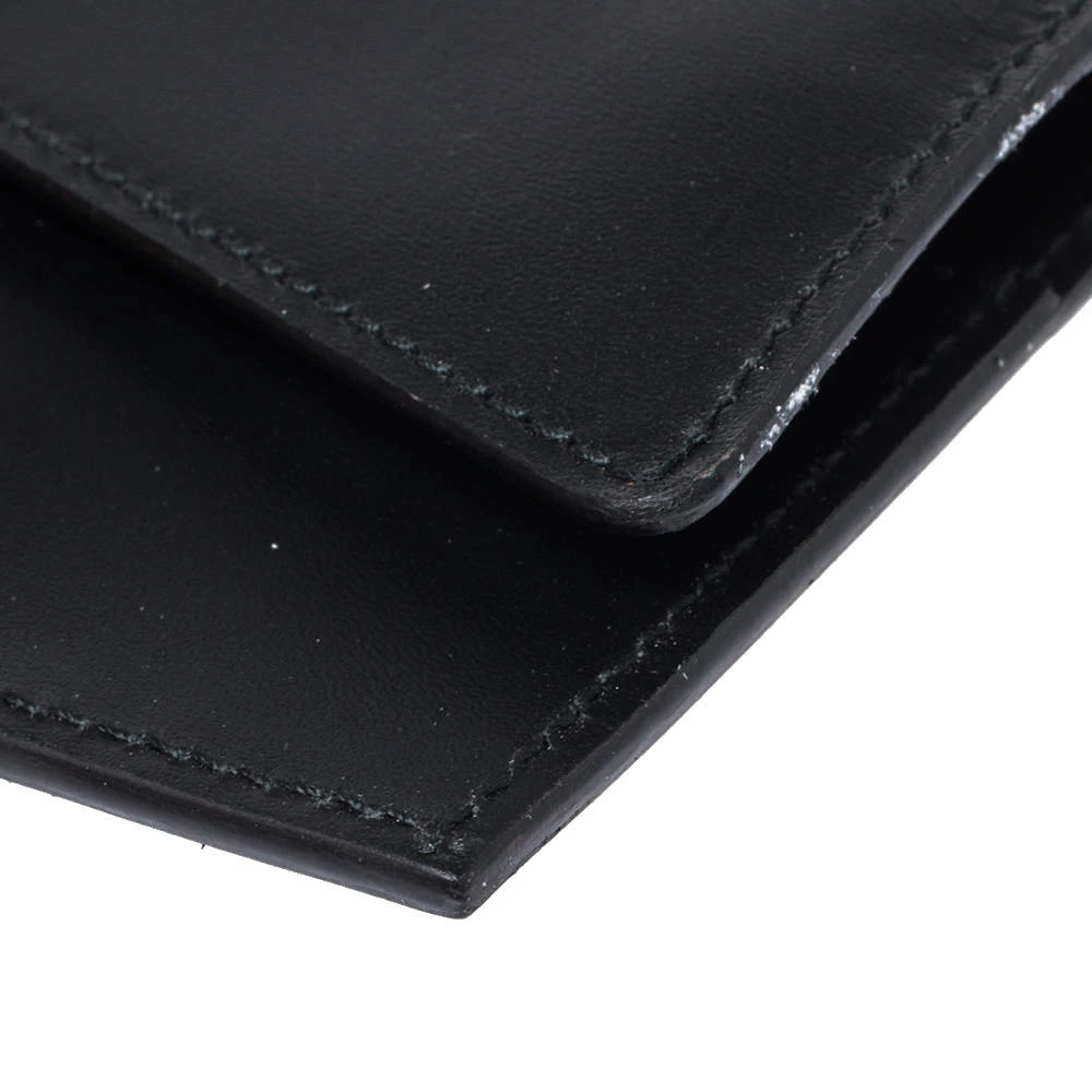 S.T. Dupont Black Leather Business Card Holder For Men - Image 9