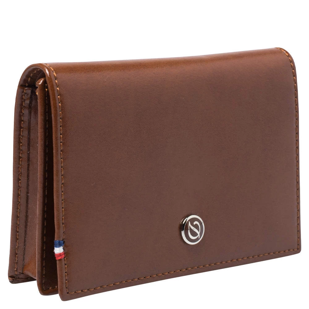 S.T. Dupont Tan Leather Business Line D Cards Holder For Men - Image 4