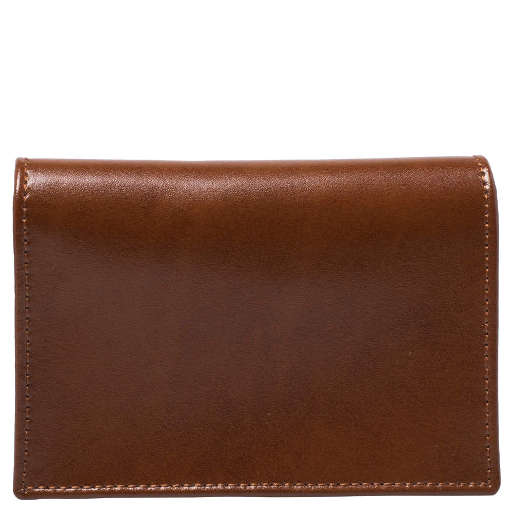 S.T. Dupont Tan Leather Business Line D Cards Holder For Men - Image 5