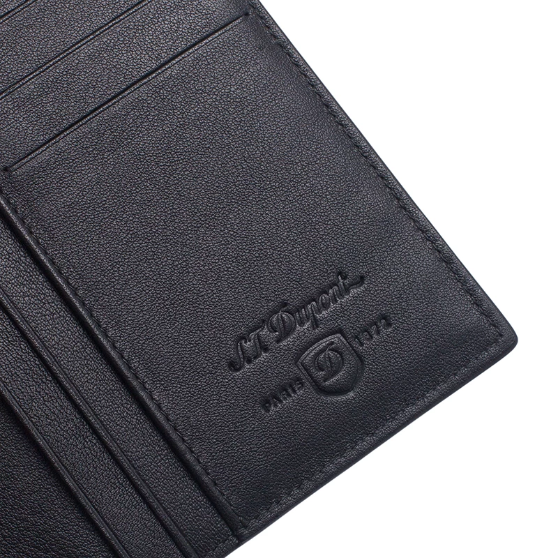 S.T. Dupont Black Flap Wallet For Men - Image 12