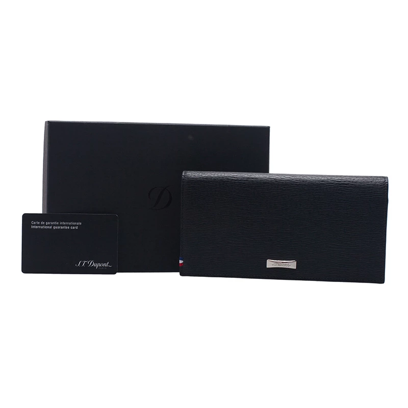 S.T. Dupont Black Flap Wallet For Men - Image 13
