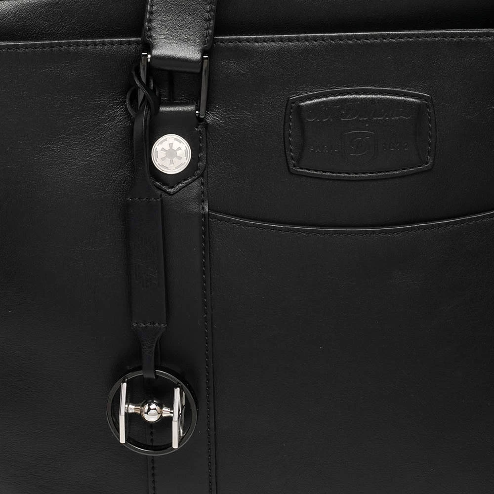 S.T. Dupont Black Leather Line D Star Wars Document And Laptop Holder Briefcase For Men - Image 5