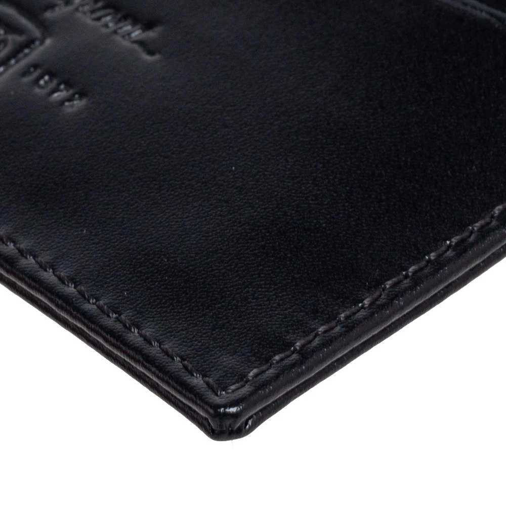 S.T. Dupont Black Leather Line-D Card Holder For Men - Image 11