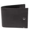 S.T. Dupont S.T Dupont Black Leather D Line Elysee 6CC Bifold Wallet For Men