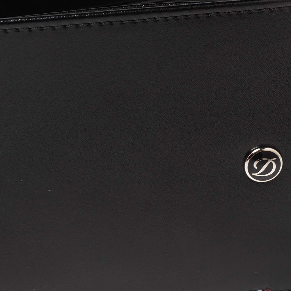 S.T. Dupont S.T Dupont Black Leather D Line Elysee 6CC Bifold Wallet For Men - Image 5