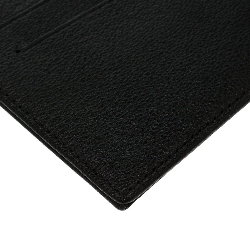 S.T. Dupont Black Leather Card Holder 4CC For Men - Image 9