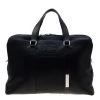 S.T. Dupont Deep Navy Blue Leather Line D Tony Stark Document And Laptop Holder Briefcase For Men