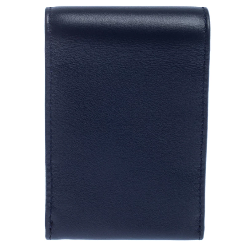S.T. Dupont Navy Blue Leather Cigarette Pack Case For Men - Image 4