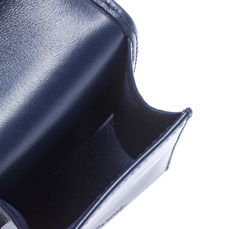 S.T. Dupont Navy Blue Leather Cigarette Pack Case For Men - Image 2