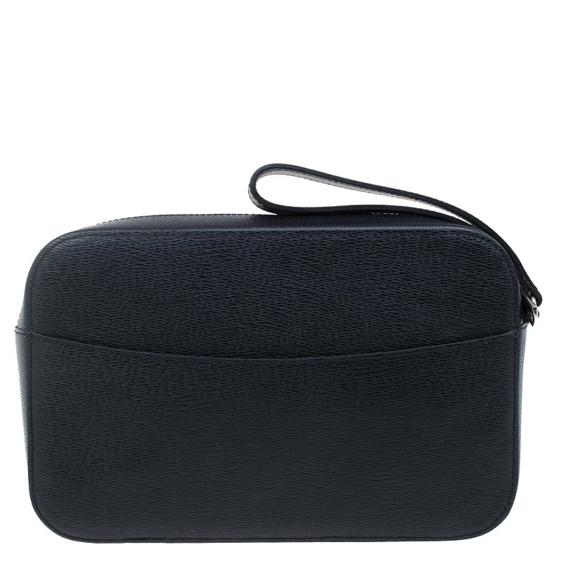 S.T. Dupont St Dupont Black Leather Pouch For Men - Image 4