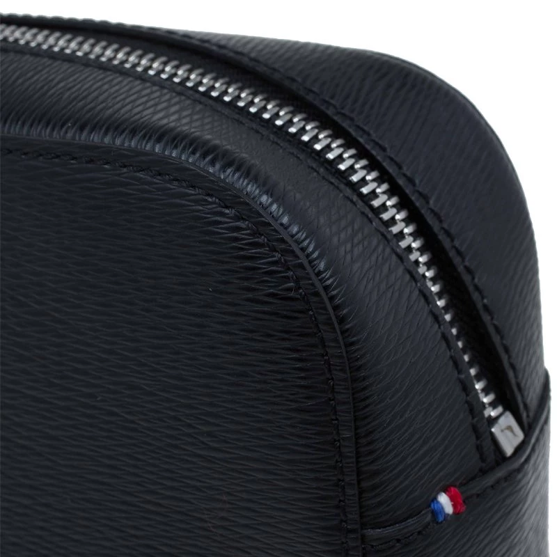 S.T. Dupont St Dupont Black Leather Pouch For Men - Image 6