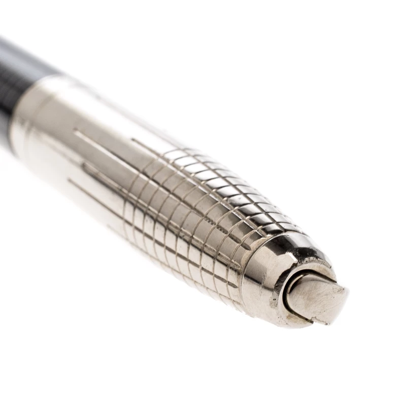 S.T. Dupont Textured Two Tone Metal Ballpoint Pen For Men - Image 3