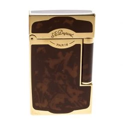 S.T. Dupont Brown Chinese Lacquer Line 2 - 16881 Lighter For Men