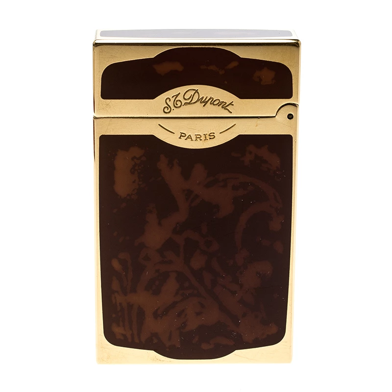S.T. Dupont Brown Chinese Lacquer Line 2 - 16881 Lighter For Men - Image 3