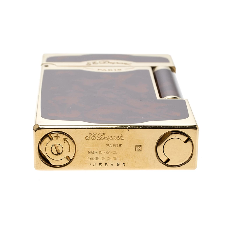 S.T. Dupont Brown Chinese Lacquer Line 2 - 16881 Lighter For Men - Image 4