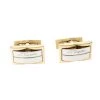 S.T. Dupont Two Tone Rectangular Cufflinks For Men