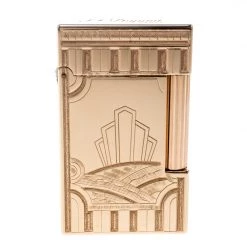 S.T. Dupont ST Dupont Art Deco Ligne 2 Textured Rose Gold Finish Limited Edition Lighter For Men