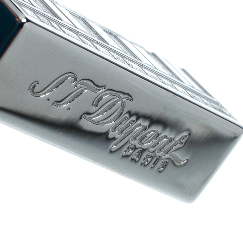 S.T. Dupont ST Dupont Art Deco Ligne 2 Textured Palladium Finish Limited Edition Lighter For Men - Image 7