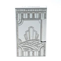 S.T. Dupont ST Dupont Art Deco Ligne 2 Textured Palladium Finish Limited Edition Lighter For Men