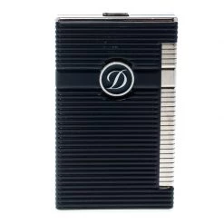 S.T. Dupont S.T Dupont Ligne 2 Navy Blue Lacquer Palladium Finish Torch Lighter For Men