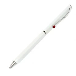 S.T. Dupont S.T.Dupont Karl Lagerfeld Edition White Lacquer Palladium Finish Ballpoint Pen For Men