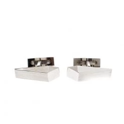 S.T. Dupont 007 Casino Royale Silver Tone Cufflinks For Men