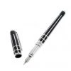 S.T. Dupont Defi Black Composite Palladium Finish Fountain Pen For Men