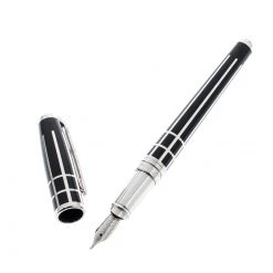 S.T. Dupont Defi Black Composite Palladium Finish Fountain Pen For Men