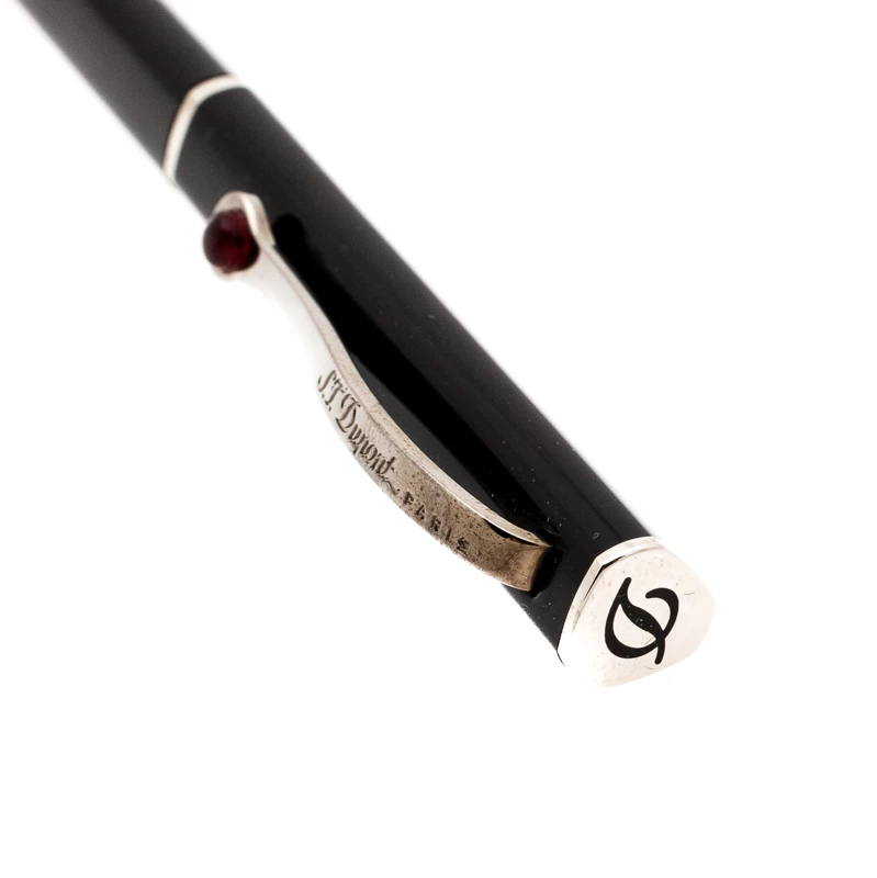 S.T. Dupont Mon Dupont Black Lacquer Palladium Finish Ballpoint Pen For Men - Image 4