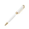 S.T. Dupont Line D Pearly White Lacquer Gold Plated Ballpoint Pen For Men