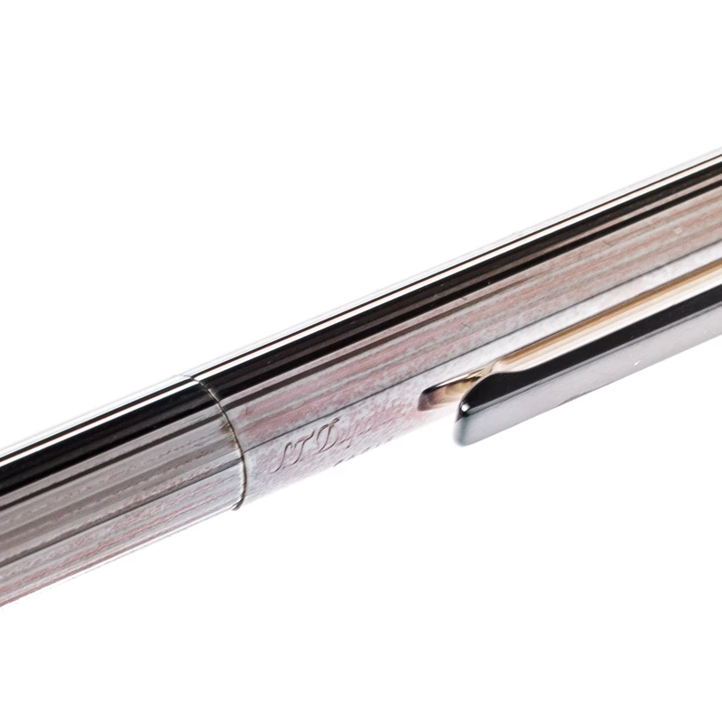 S.T. Dupont Classique Lines Grey Slim Ballpoint Pen For Men - Image 3