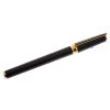 S.T. Dupont Montparnasse Black Lacquer Gold Plated Fountain Pen For Men