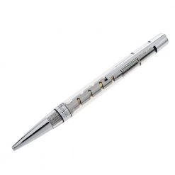 S.T. Dupont Défi Skeleton Clear Composite Gun Metal Finish Ballpoint Pen For Men