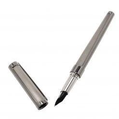 S.T. Dupont Grey Defi Titanium Fountain Pen For Men