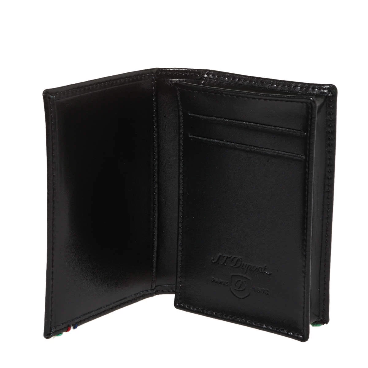 S.T. Dupont Black Line D Leather Card Holder And BallPoint Pen Set For Men - Image 7