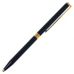 S.T. Dupont Navy Blue Resin Laque De Chine Ballpoint Pen For Men