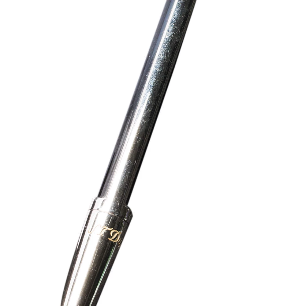 S.T. Dupont Défi' Black Composite & Palladium Finish Ballpoint Pen For Men - Image 4