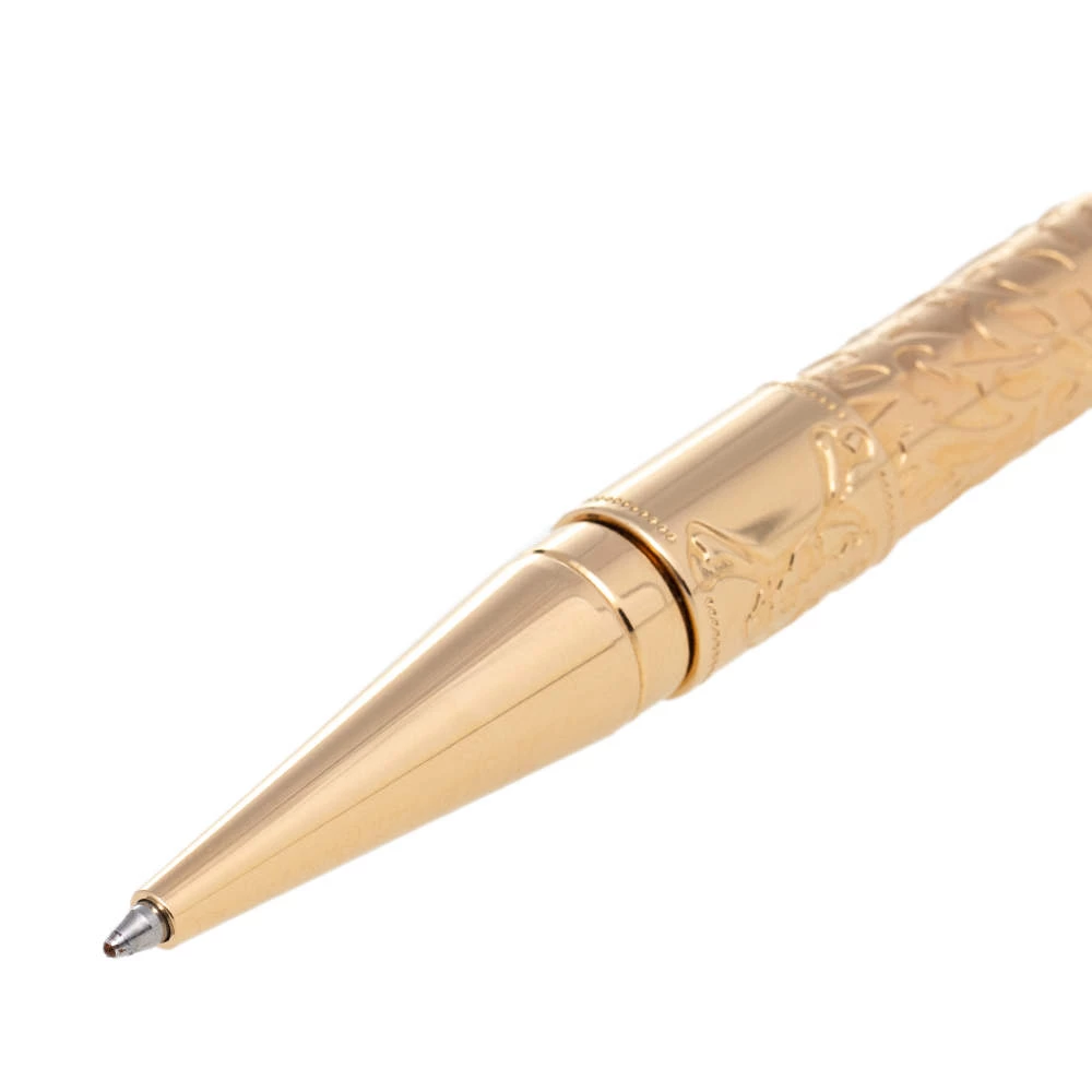 S.T. Dupont Gold Tone Pirates Of The Caribbean Black Ballpoint Pen For Men - Image 3