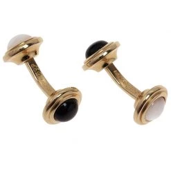 S.T. Dupont Gold-Plated Steel Men's Cufflinks For Men