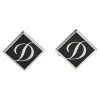 S.T. Dupont Iconic D Black Lacquer Cufflinks For Men