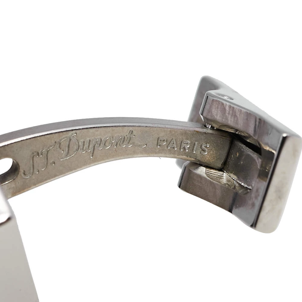 S.T. Dupont Iconic D Black Lacquer Cufflinks For Men - Image 5