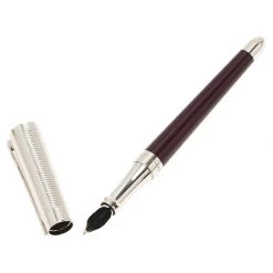 S.T. Dupont Burgundy Lacquer Liberte Fountain Pen For Men
