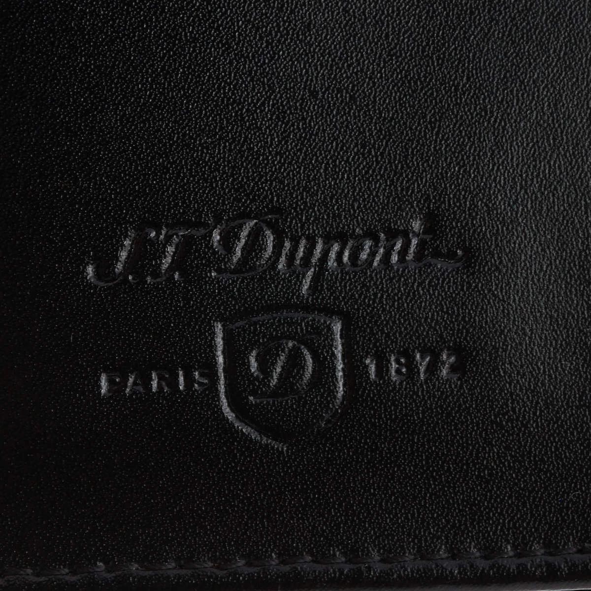 S.T. Dupont Black Line D Leather Bifold Card Holder And BallPoint Pen Set For Men - Image 7